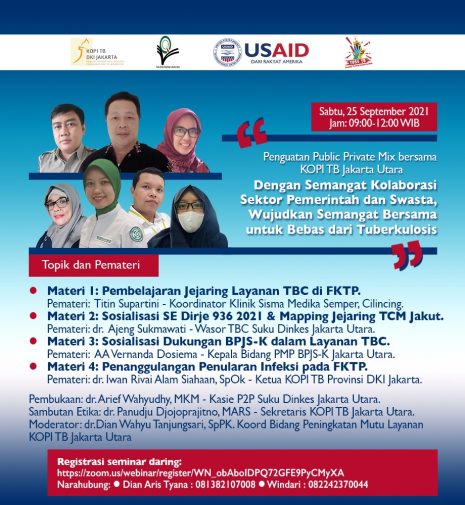 Webinar PPM TB bersama KOPI TB Jakarta Utara